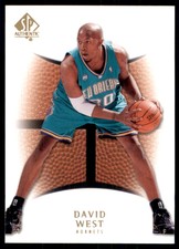 2007-08 SP Authentic David West New Orleans Hornets #42