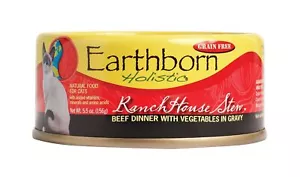 Earthborn Holistic RanchHouse Stew Grain-Free Moist Cat Food, 5.5 Ounce Can( ... - Picture 1 of 8