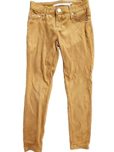 Tractr Cute Brown Velour Skinny Pants size 7 - Picture 1 of 4