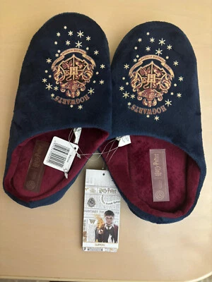 Nuevas Zapatillas Harry Potter Hogwarts Azul Marino Antideslizantes - Reino Unido 6.5-7.5  Foto 1 de 2