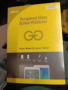 JETech iPad Tempered Glass, Screen Protector (iPad 2018/2017 Air2/Air 1/Pro 9.7) - Picture 1 of 6