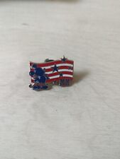 Disney All-American Mickey Mouse Red White Blue Mickey Flag Pin