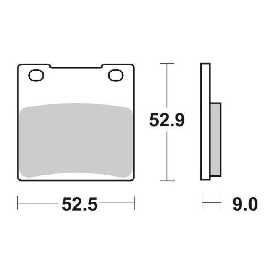 SBS 556LS Pastiglie freno posteriori KAWASAKI ZXR/ZX4R Ninja 400 89/02 - Immagine 1 di 1