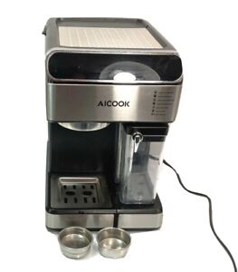 Aicook Coffee Machine Cappuccino Espresso Maker Model CM6858 READ NO Grinds CUP