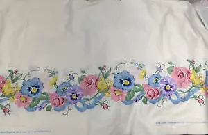 Vintage Daisy Kingdom "In the Garden" Double Border 4 Yards 45" Wide 1994 USA - Picture 1 of 6