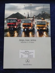 Mercedes Benz Axor Atego Actros Prospekt 08.2006 - Bild 1 von 11