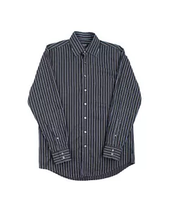 Balmain Homme Stripped Long Sleeve Shirt Size L - Picture 1 of 7