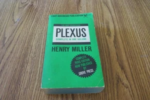 Henry Miller. Plexus. Complete in One Volume. 1965 PB. First American Printing. - Bild 1 von 7