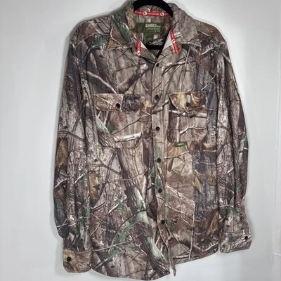Gander Mountain Camo Shirt Mens Large Long Sleeve Button-Down Realtree - Image 1 of 4