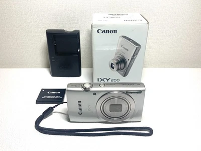 [ MINT / Box ] Canon IXY200 Digital Camera Silver PowerShot ELPH185 From Japan - Image 1 of 4