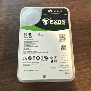 Seagate Exos 16 TB 3.5 Inch (ST16000NM001G) Internal Desktop Drive - Afbeelding 1 van 3