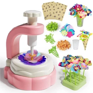Handmade Kids Bouquet Making Machine Set Petal-Sensory Play - Picture 1 of 12