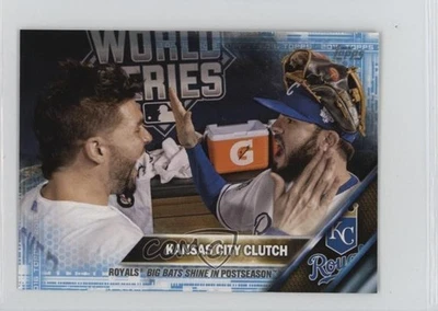 2016 Mini Topps Online Exclusive Blue /10 Checklist Mike Moustakas Eric Hosmer - Image 1 of 2