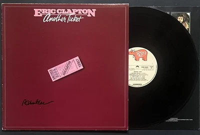 Albert Lee Another Ticket Hand Signed Vinyl Record Album LP Eric Clapton Guitar - Image 1 of 4