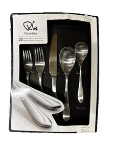ROBERT WELCH - MERIDIAN SATIN Besteck Edelstahl 20 Teile NEU im Karton - Bild 1 von 5