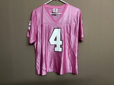 Camiseta rosa Brett Favre de los Green Bay Packers para mujer de los jugadores de la NFL #4 talla XL Foto 1 de 4