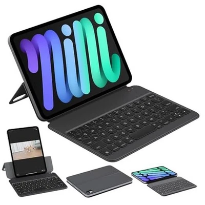  Keyboard Case for iPad mini 7th (A17 Pro, 2024) & 6th (2021) 8.3-inch, Black - Image 1 of 4