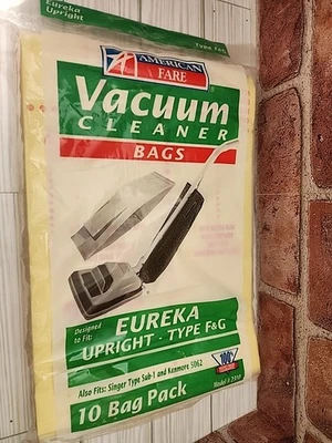 Bolsas para aspiradora American Fare Eureka tipo vertical F&G #2310 paquete de 10 nuevas  Foto 1 de 4