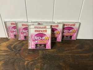 Maxwell DVD-RW Camcorder 30 Minuten 1,4 GB Disc 7er Pack - Bild 1 von 3