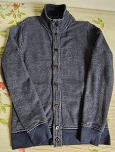 TOMMY HILFIGER Herren Jacke Strickjacke Gr. M Pullover Sweatshirt 11301 Blau - Bild 1 von 3