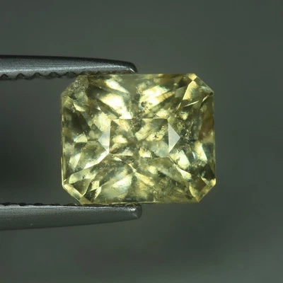 2,54 quilates_piedra preciosa rara única_granate grosular menta 100 % natural sin calentar Foto 1 de 3