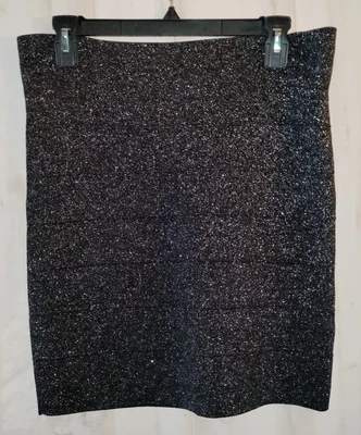 NUEVA FALDA DE PUNTO PONTE NEGRA BRILLANTE ROCK & REPUBLIC PARA MUJER TALLA L Foto 1 de 3