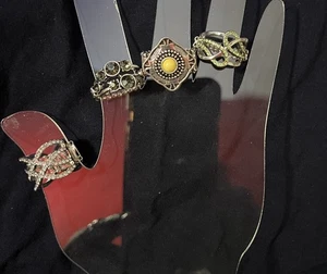 Lote Mixto de 4-🆕Anillos Paparazzi-Espalda Estirada-Vestir/Disfraz Joyería (Lote de 4) 5 - Imagen 1 de 7