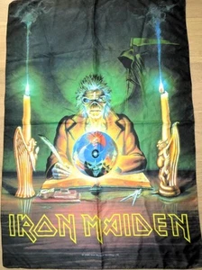 Póster vintage de tela transparente Iron Maiden Banner séptimo hijo clarividente Eddie 2005 - Imagen 1 de 12