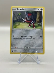PAWNIARD #091/159 POKEMON Crown Zenith (Common, NM) ENGLISH - Picture 1 of 4