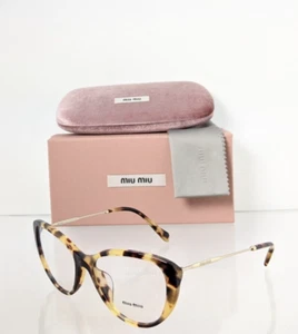Brand New Authentic Miu Miu Eyeglasses VMU 02S 7S0 - 1O1 Tortoise 02S Frame - Picture 1 of 6