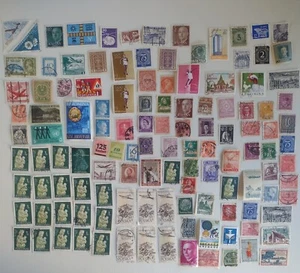 Vintage International Stamp Lot (H) -mixed On/Off Paper -Romania, Portugal, more - Picture 1 of 10