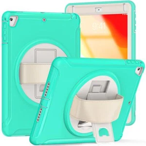 Rugged Shockproof Stand Case For iPad 10th Generation 10.9 iPad 5th 6th Mini Air - Picture 1 of 26