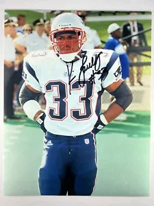 Kevin Faulk 8x10 handsigniertes Foto ohne COA - Bild 1 von 3