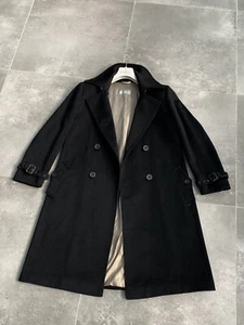 Chaqueta gabardina larga de lana MAX MARA VINTAGE para mujer UK 16 US 14 EU 44 IT 48 XL - Imagen 1 de 24