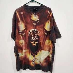 Camiseta Gráfica Vintage WWE Triple H Skull King Estampada por Todo XL DOP Rara - Imagen 1 de 7