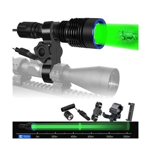 ULTRAFIRE 1917 Yard Green Hunting Light Single Mode LED Flashlight, 2200 High... - Picture 1 of 9