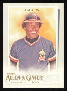 2020 Topps Allen & Ginter #10 Rod Carew - - - Near Mint