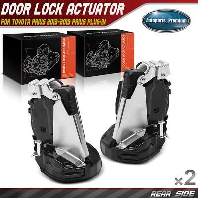 2 件后门锁执行器适用于丰田普锐斯 2013 - 2019 年普锐斯插件 2014 - 2015 — 第 1/4 张图片