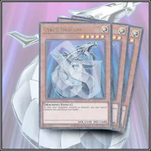 YuGiOh CYBER DRAGON x3 | HAC1-EN014 Duel Terminal Ultra Parallel Rare - Picture 1 of 2