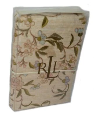 FUNDAS DE ALMOHADA RALPH LAUREN Viajero Romántico Cachemira Floral KING NUEVAS Algodón RARAS Foto 1 de 3