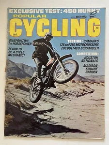 Popular Cycling Magazine May 1972 Motorbike Motocross Dirt Bike Yamaha 125/250 - Picture 1 of 3