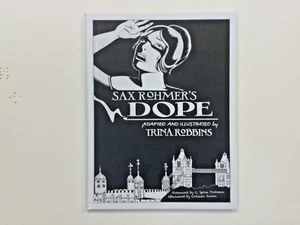 Sax Rohmer's Dope *NEW* Hardcover Trina Robbins W/Card Signed by Trina Spike etc - Picture 1 of 5