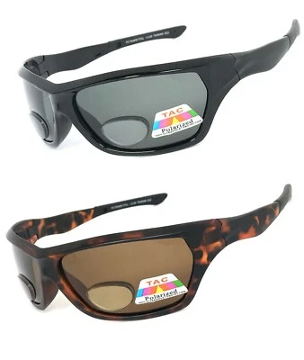 GAFAS DE LECTURA BIFOCALES POLARIZADAS GAFAS DE SOL Antideslumbramiento Envoltura Deportiva Alrededor UV400 Foto 1 de 4