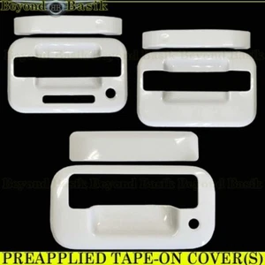 2004-2014 FORD F-150 2 Door Handle COVERS w/KP+Tailgate w/KH Z1 YZ OXFORD WHITE - Picture 1 of 7