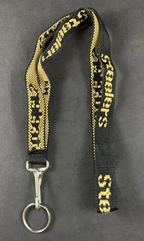 Vintage Pittsburgh Steelers NFL Lanyard w/ Keychain Cover