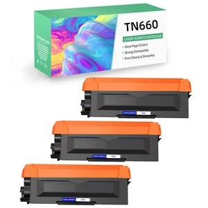 3PK TN660 TN630 Toner Cartridge Compatible With Brother MFC-L2700DN DCP-L2500DW - Imagen 1 de 12