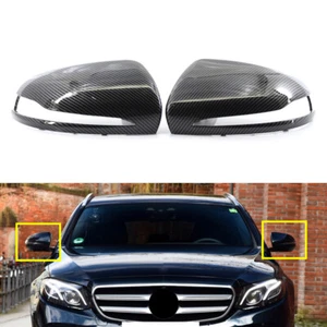 Car Rearview Mirror Housing For Mercedes-Benz C E S CLS GLC Class Carbon Fiber - Foto 1 di 8