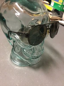 AMERICAN SAFETY OPTICAL AVIATOR FRAMES safety Glasses 146 mm Lenses Marked AS - Picture 1 of 11