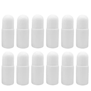 12pcs 50ml Refillable Roller Bottles for Essential Oils Plastic Leak Proof - Picture 1 of 12