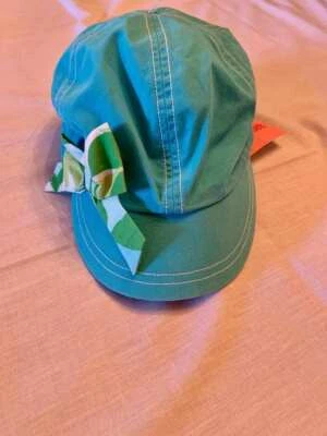 Gymboree Spring Fun Blue Ball Cap with Floral Bow S/M NWT - Image 1 of 3